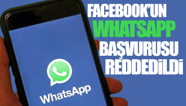 Facebook un başvurusu reddedildi