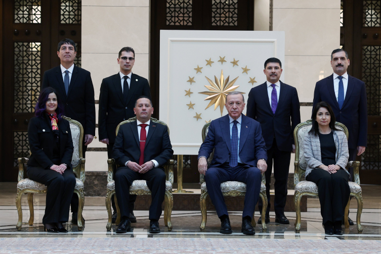 Cumhurbaşkanı Erdoğan büyükelçileri kabul etti