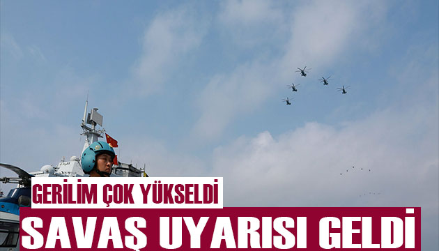 Çin den Tayvan a savaş uyarısı