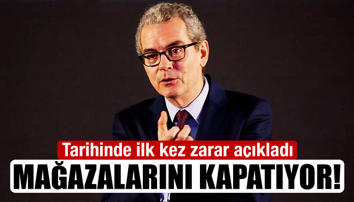 Tarihinde ilk kez zarar açıkladı! Mağazalarını kapatıyor