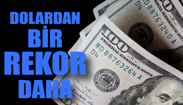 Dolardan bir rekor daha