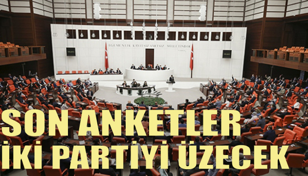 Son anket sonuçları iki partiyi üzecek