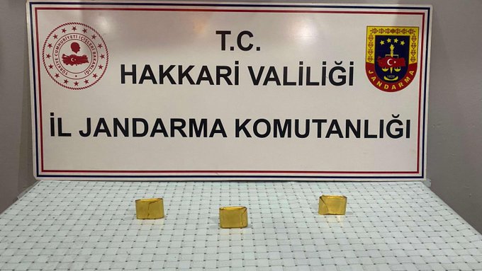 Hakkari de 3 kilo altın ele geçirildi! Valilikten açıklama