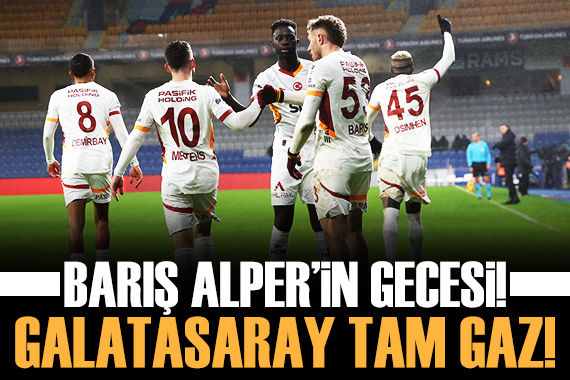 Barış Alper in gecesi! Galatasaray tam gaz!