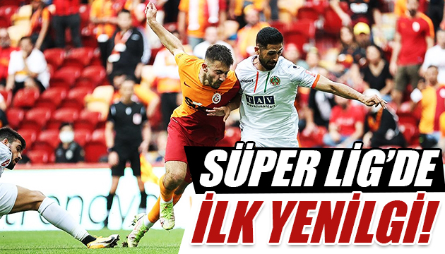 Galatasaray dan ilk yenilgi!