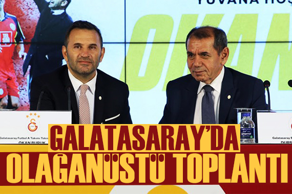 Galatasaray da olağanüstü toplantı