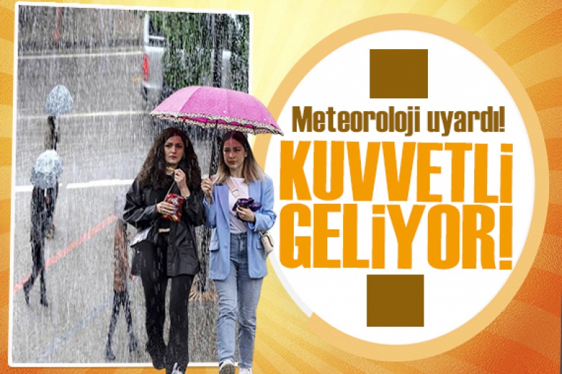Meteorolojiden 13 kente uyarı: Sağanak, fırtına...