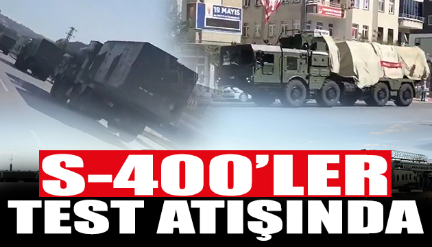 S-400 ler test atışında