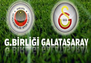 Gençlerbirliği - Galatasaray: 0-0 (ilk yarı)