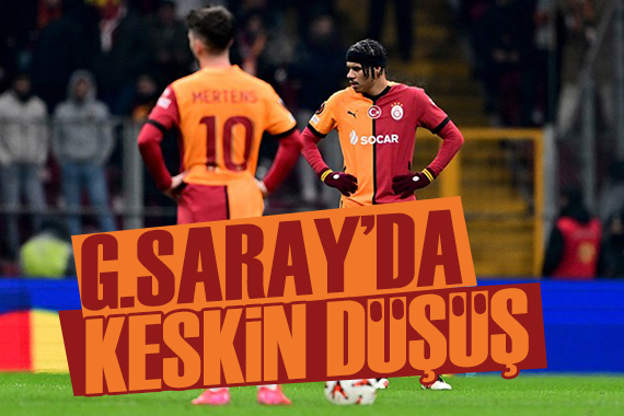 Galatasaray da keskin düşüş | Spor Basını ne yazdı?