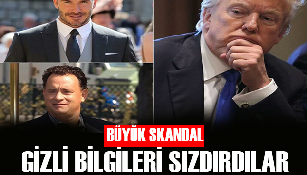 Büyük skandal! Gizli bilgileri sızdırdılar