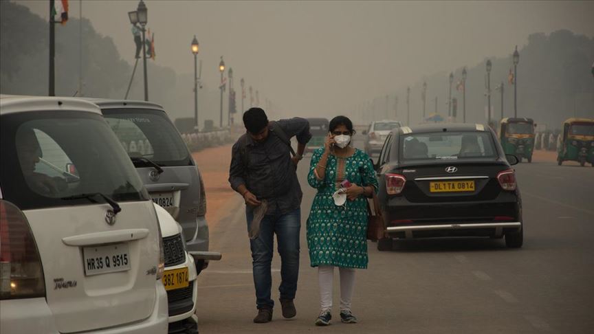 Hindistan da hava kirliliği tehlikesi gün geçtikçe artıyor