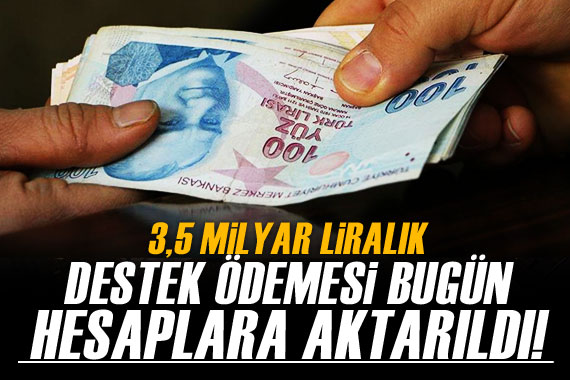 Çiftçilerin 3,5 milyar liralık tarımsal destekleme ödemesi yapıldı