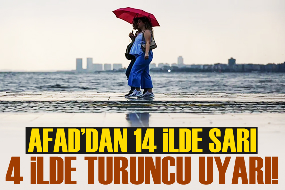 AFAD dan 18 ilde etkili olan kuvvetli yağışa ilişkin açıklama