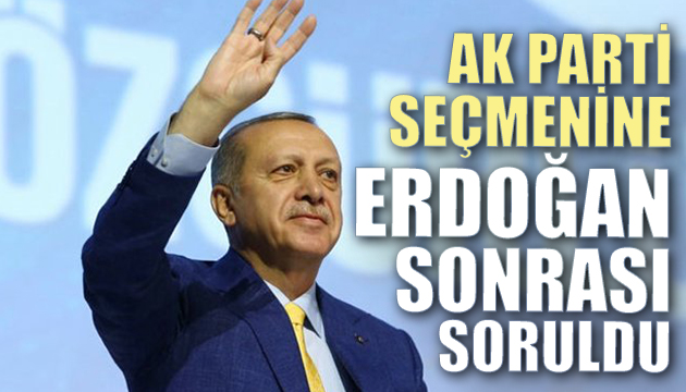 AK Parti seçmenine Erdoğan sonrası soruldu