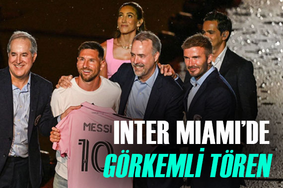 Inter Miami, Lionel Messi ve Sergio Busquets için görkemli bir tören yaptı