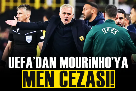 UEFA dan Jose Mourinho ya men cezası