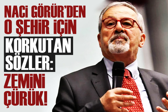 Prof. Dr. Naci Görür den Çanakkale için zemin uyarısı