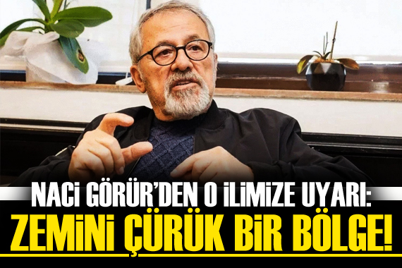 Prof. Dr. Naci Görür den Kayseri için zemin uyarısı