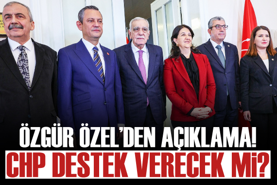 CHP lideri Özgür Özel den, Öcalan ın çağrısı sonrası ilk açıklama