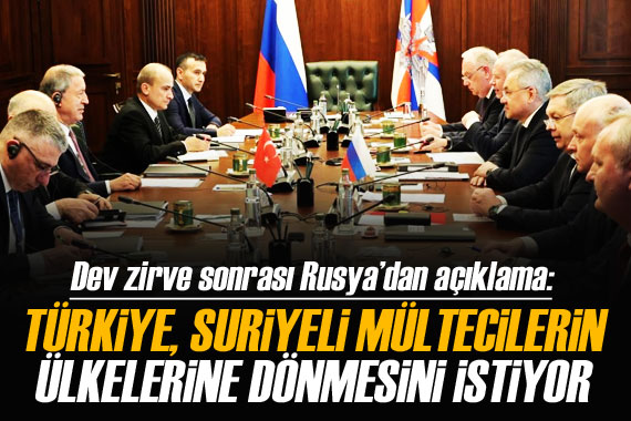 Rusya: Türkiye-Suriye ilişkilerinin normalleştirilmesi görüşüldü