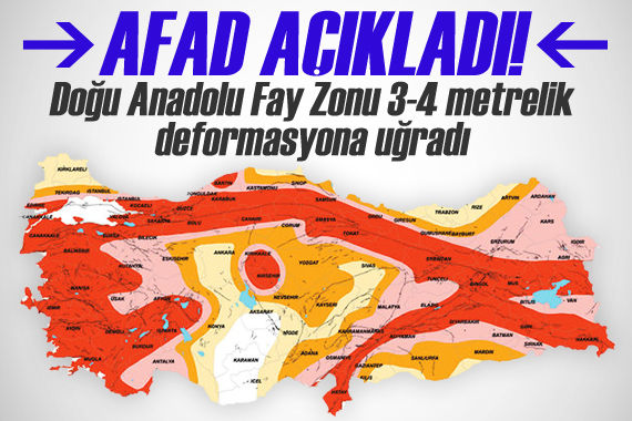 AFAD: Doğu Anadolu Fay Zonu 3-4 metrelik deformasyona uğradı