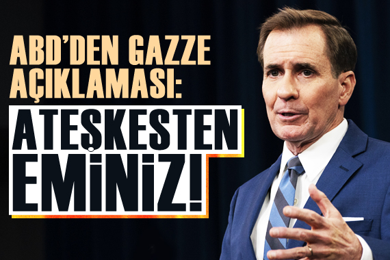 ABD den Gazze açıklaması: Ateşkesten eminiz!