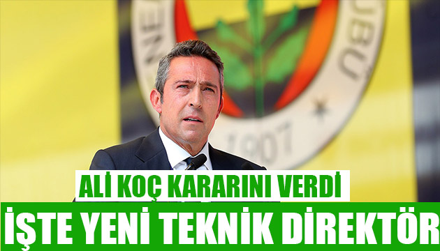 Fenerbahçe teknik direktörünü buldu