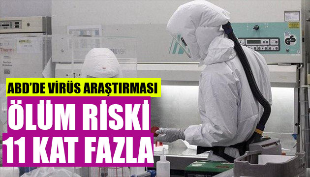 ABD de virüs araştırması! 11 kat daha fazla