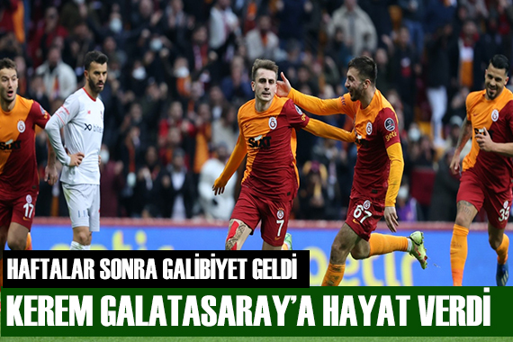 Galatasaray kazanmayı hatırladı!