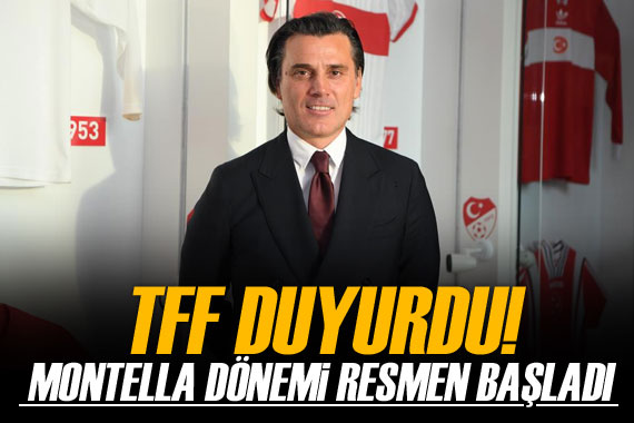 Milli Takım da Vincenzo Montella dönemi resmen başladı!