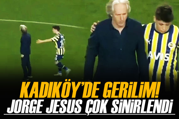 Jorge Jesus ile taraftar arasında gerginlik