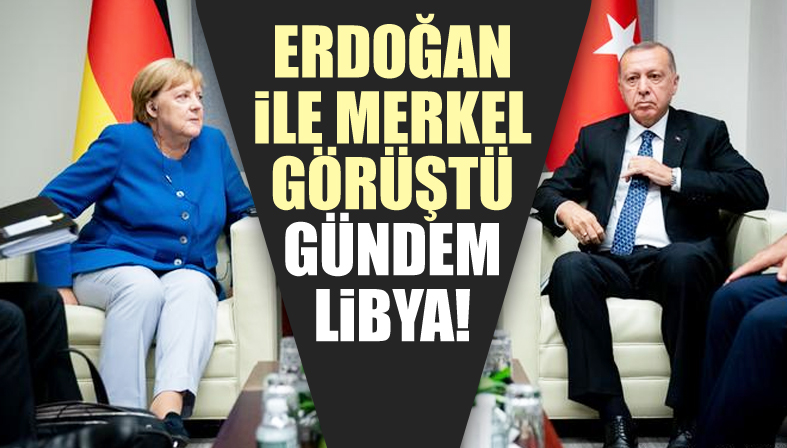 Erdoğan, Almanya Başbakanı Merkel ile görüştü