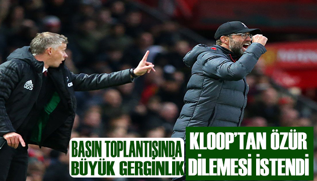 Kloop a basın toplantısında şok!