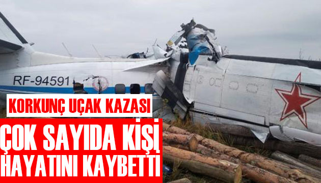 Rusya da uçak düştü!