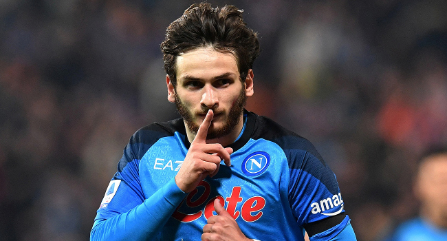 Napoli nin yıldızı Kvaratskhelia uzun süredir gol atamıyor