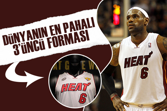 LeBron James in Miami Heat forması rekor fiyata satıldı