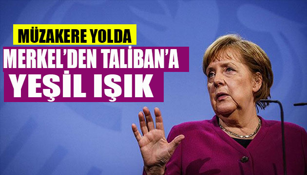 Merkel den Taliban açıklaması