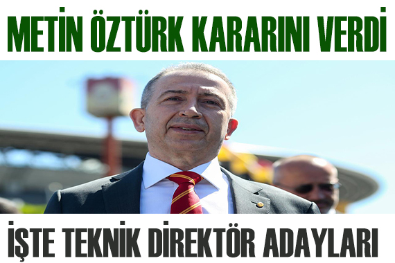 Metin Öztürk kararını verdi!