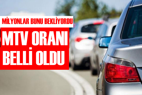 2022 yılı Motorlu Taşıtlar Vergisi belli oldu