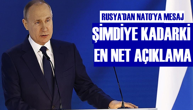 Rusya dan NATO ya net mesaj!