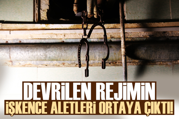 Suriye de devrilen rejimin işkence aletleri görüntülendi