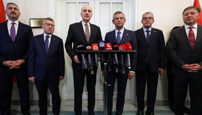 TBMM Başkanı Numan Kurtulmuş tan CHP ve AK Parti ye ziyaret