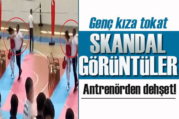 Antrenörden müsabakayı kaybeden genç kıza tokat!