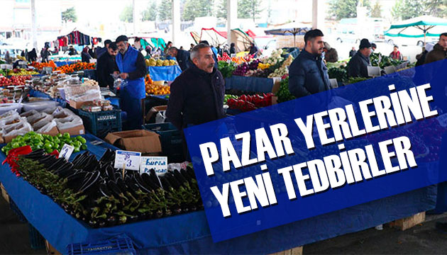 Pazar yerleri için yeni karar