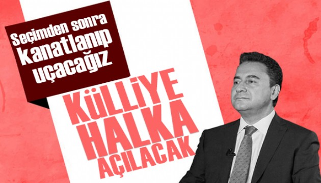 Babacan'dan mutabakat açıklaması: Tüm Türkiye'nin 85 milyonun cumhurbaşkanı olacak