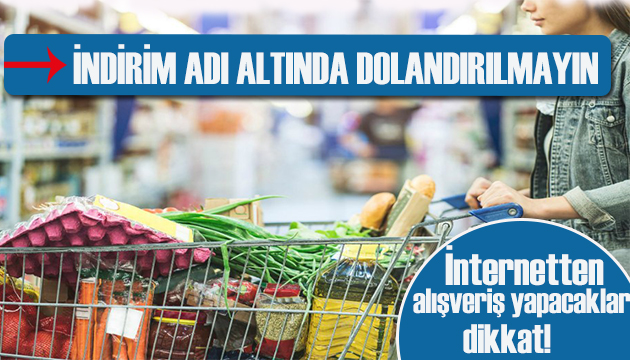 İndirim adı altında dolandırılmayın!