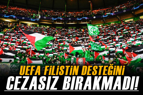 Filistin e destek veren Celtic e UEFA dan para cezası