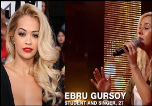 Rita Ora dan  Ebru ya büyük alkış!