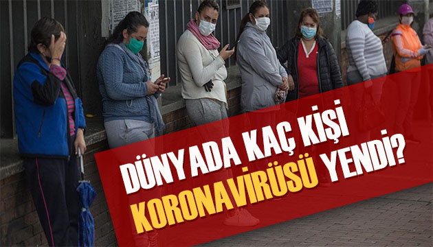 Dünyada koronavirüsü kaç kişi yendi?